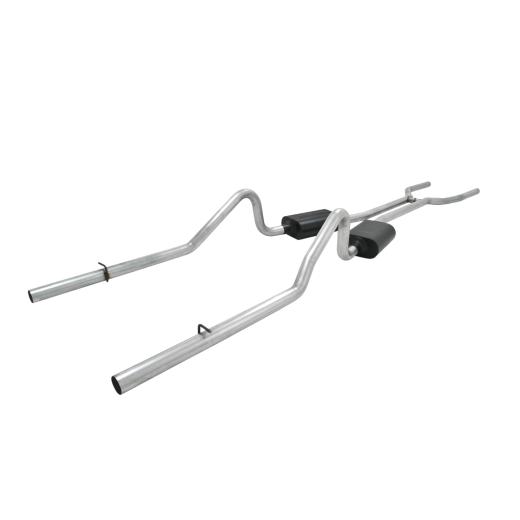 Flowmaster Header-back System 409S - Dual Rear Exit - American Thunder -Moderate/Aggressive