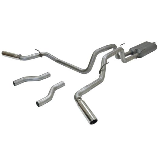 Flowmaster American Thunder Cat-Back Exhaust System - Dual Rear/Side Exit with 50 Series H.D. Muffler and 3