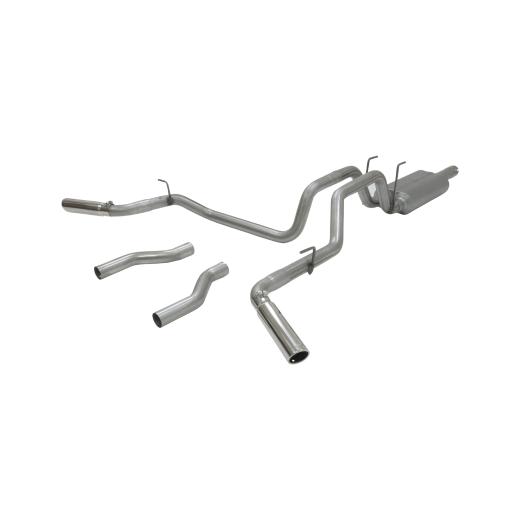 Flowmaster American Thunder Cat-Back Exhaust System - Dual Rear/Side Exit with 50 Series HD Muffler and 3.00