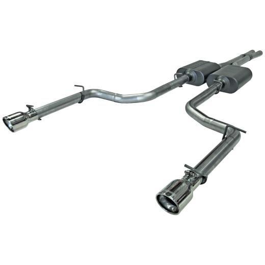 Flowmaster American Thunder Cat-Back Exhaust System - Dual Rear Exit with Super 40 Series Mufflers, Scavenger X-Pipe, and 4