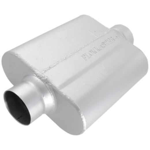 Flowmaster 40 Series Race Muffler 409S - 2.50 Center In / 2.50 Center Out -Aggressive Sound