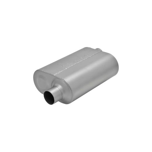 Flowmaster Super 40 Muffler 409S - 2.50 Offset In / 2.50 Offset Out - Aggressive Sound