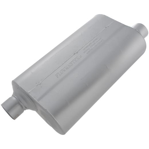 Flowmaster Super 50 Muffler 409S - 2.50 Offset In / 2.50 Offset Out - Mild Sound