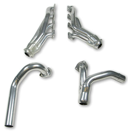 Flowtech Headers - Shorty, Smog Headerss, 49 States Emissions Legal, California EO Pending (Ceramic)