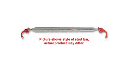 Freedom Design Strut Bars - Rear Upper (Polish Aluminum)