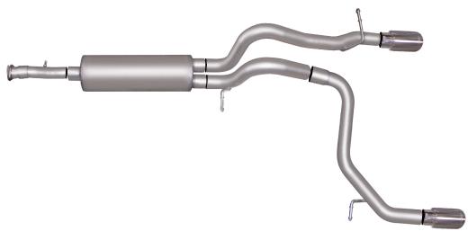 Gibson Exhaust Systems - Split Rear Style (Aluminized)