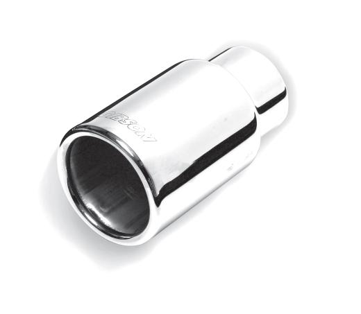 Gibson Muffler Tips - Rolled (Inlet: 2-1/2 Inch, Outlet: 3-1/2 Inch, Overall Length: 6 Inch)