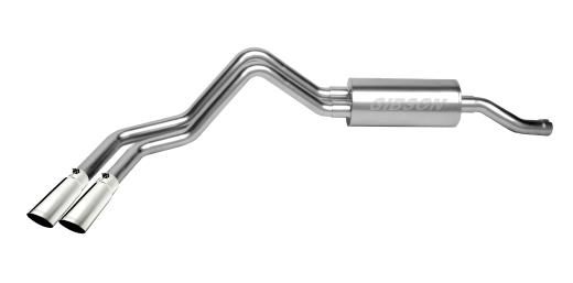 Gibson Exhaust Systems - Dual Sport Style (Aluminized)