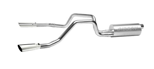 Gibson Exhaust Systems - Split Rear Style (Aluminized)