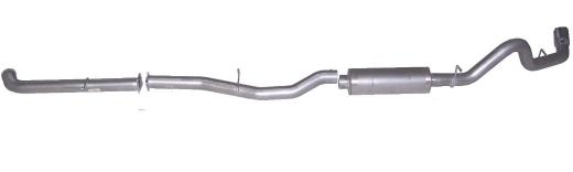 Gibson Exhaust Systems - Swept Side Style (Stainless Steel)