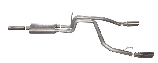 Gibson Exhaust Systems - Split Rear Style (Stainless Steel)