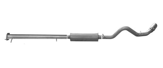 Gibson® Single Side Exhaust System - Stainless Steel