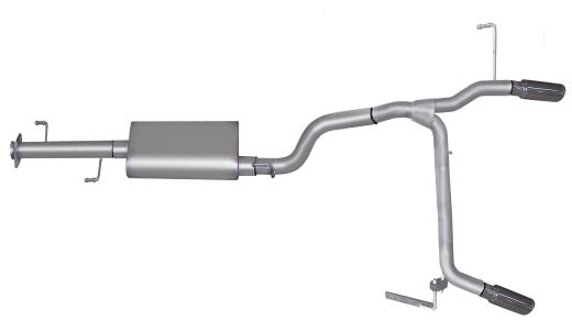 Gibson® Dual Rear Exhaust System - Stainless Steel