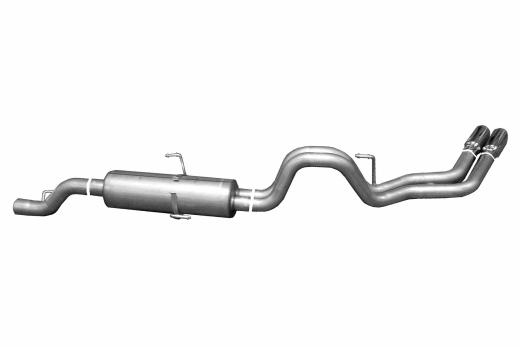 Gibson Exhaust Systems - Dual Sport Style (Aluminized)