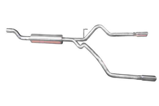 Gibson Exhaust Systems - Split Rear Style (Aluminized)