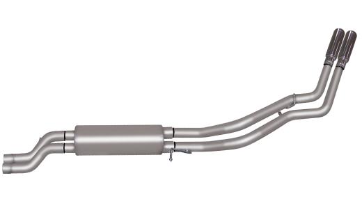 Gibson Exhaust Systems - Dual Sport Style (Stainless Steel)