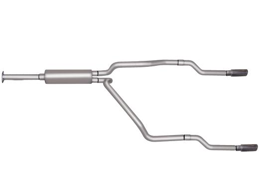 Gibson Exhaust Systems - Split Rear Style (Stainless Steel)