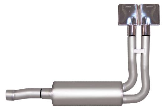 Gibson Exhaust Systems - Super Truck Style (Stainless Steel)