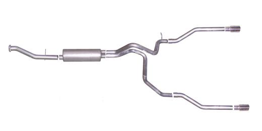 Gibson Exhaust Systems - Split Rear Style (Stainless Steel)