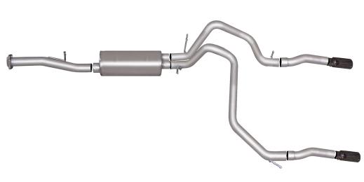 Gibson Exhaust Systems - Split Rear Style (Stainless Steel)