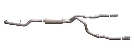 Gibson Exhaust Systems - Split Rear Style (Stainless Steel)