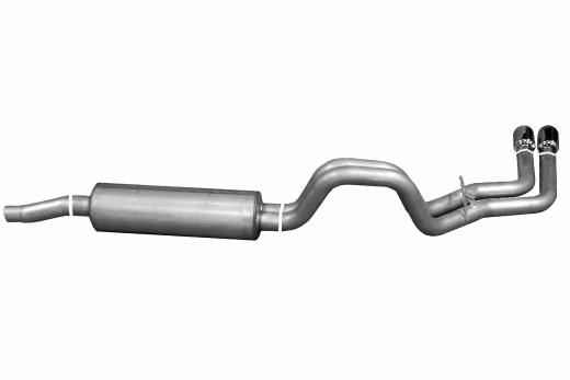 Gibson Exhaust Systems - Dual Sport Style (Stainless Steel)