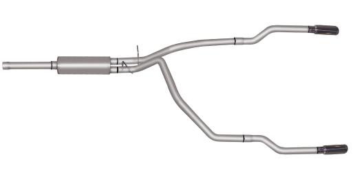 Gibson Exhaust Systems - Split Rear Style (Stainless Steel)