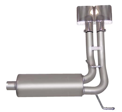 Gibson Exhaust Systems - Super Truck Style (Stainless Steel)