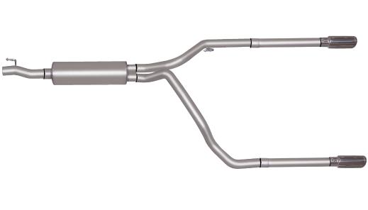 Gibson Exhaust Systems - Split Rear Style (Stainless Steel)