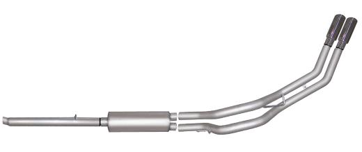 Gibson Exhaust Systems - Dual Sport Style (Stainless Steel)