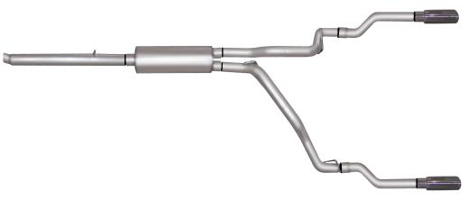 Gibson Exhaust Systems - Split Rear Style (Stainless Steel)