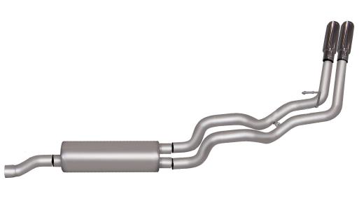 Gibson Exhaust Systems - Dual Sport Style (Stainless Steel)