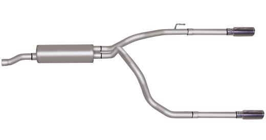 Gibson Exhaust Systems - Split Rear Style (Stainless Steel)