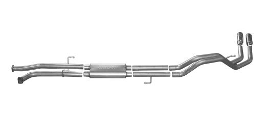 Gibson Exhaust Systems - Dual Sport Style (Stainless Steel)