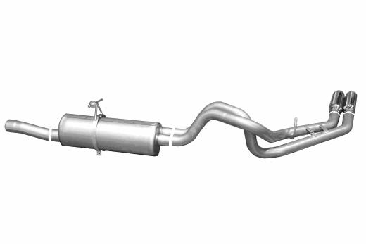 Gibson Exhaust Systems - Dual Sport Style (Stainless Steel)