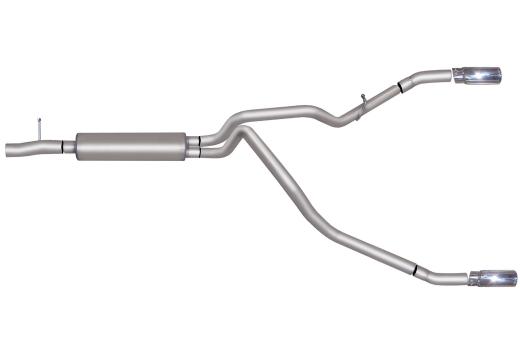 Gibson® Dual Split Rear Exhaust System - Stainless Steel