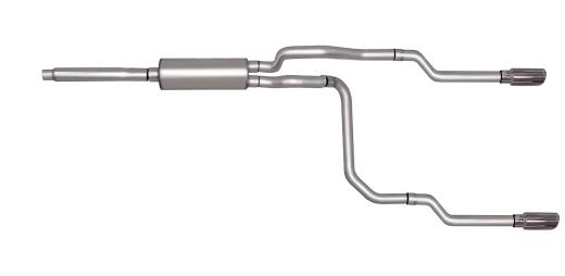 Gibson Exhaust Systems - Split Rear Style (Stainless Steel)