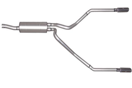 Gibson Exhaust Systems - Split Rear Style (Stainless Steel)