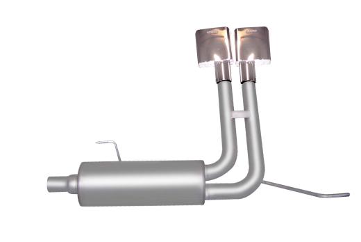 Gibson Exhaust Systems - Super Truck Style (Stainless Steel)