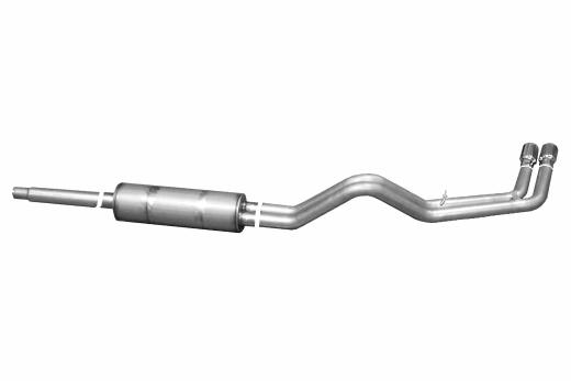 Gibson Exhaust Systems - Dual Sport Style (Aluminized)