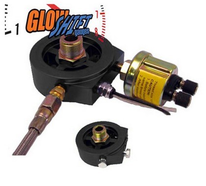 Glowshift Oil Filter Adapter (13/16-16 UNF-16)