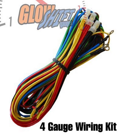Glowshift 4 Gauge Wiring Kit