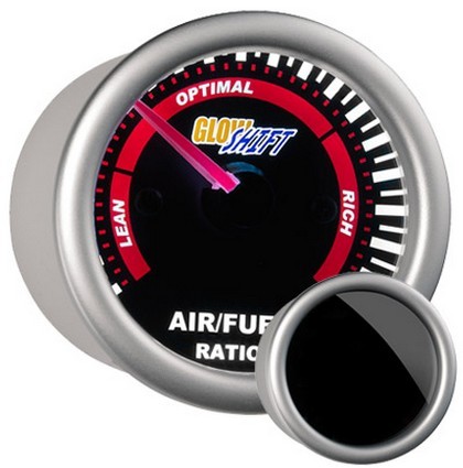 Glowshift Tinted Air/Fuel Gauge with Analog Needle