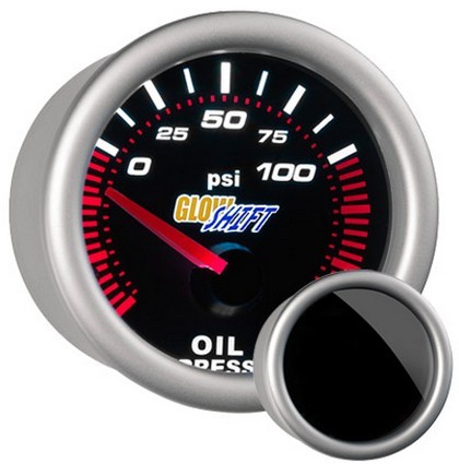 Glowshift Tinted Oil Pressure Gauge