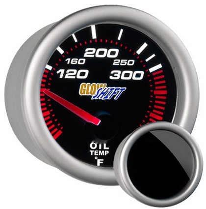 Glowshift Tinted Oil Temperature Gauge