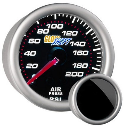 Glowshift Tinted Air Pressure Gauge