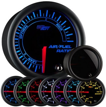 Glowshift Tinted 7 Series Digital Wideband Air/Fuel Gauge - with Data Logging Output