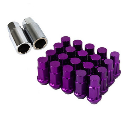 Godspeed Project Lug Nuts - Purple, 20 Pieces, Type 4, 50mm