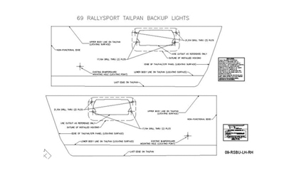 Goodmark Template For Back Up Light