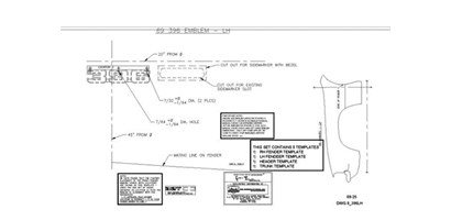 Goodmark Template Kit For Emblem (SS-396 Model)